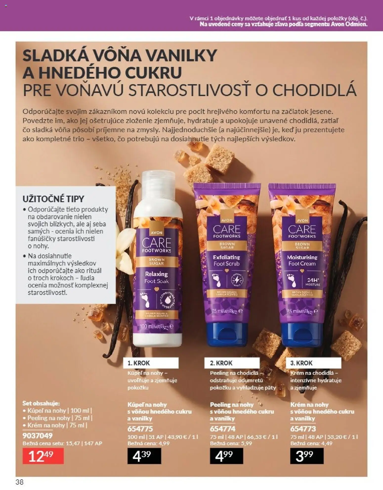 Nové Avon akcie – leták je platný od 01.08.2026 | Strana: 38 | Produkty: Kúpelňa, Peeling, Krém