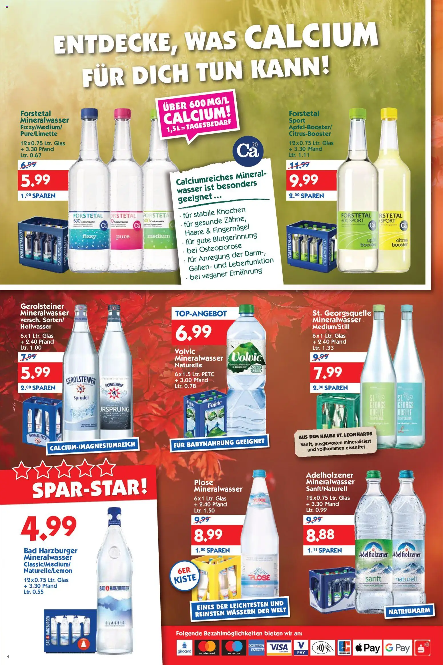 HOL’AB! Prospekt – gültig ab 05.10.2026 | Seite: 4 | Produkte: Bad, Adelholzener, Wasser, Volvic