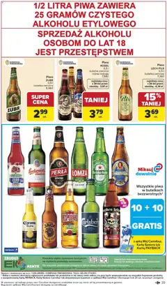 Pogląd oferty "Carrefour gazetka" - ważna od 27.04.2026 | Strona: 41 | Produkty: Karta, Somersby, Piwo kozel, Heineken