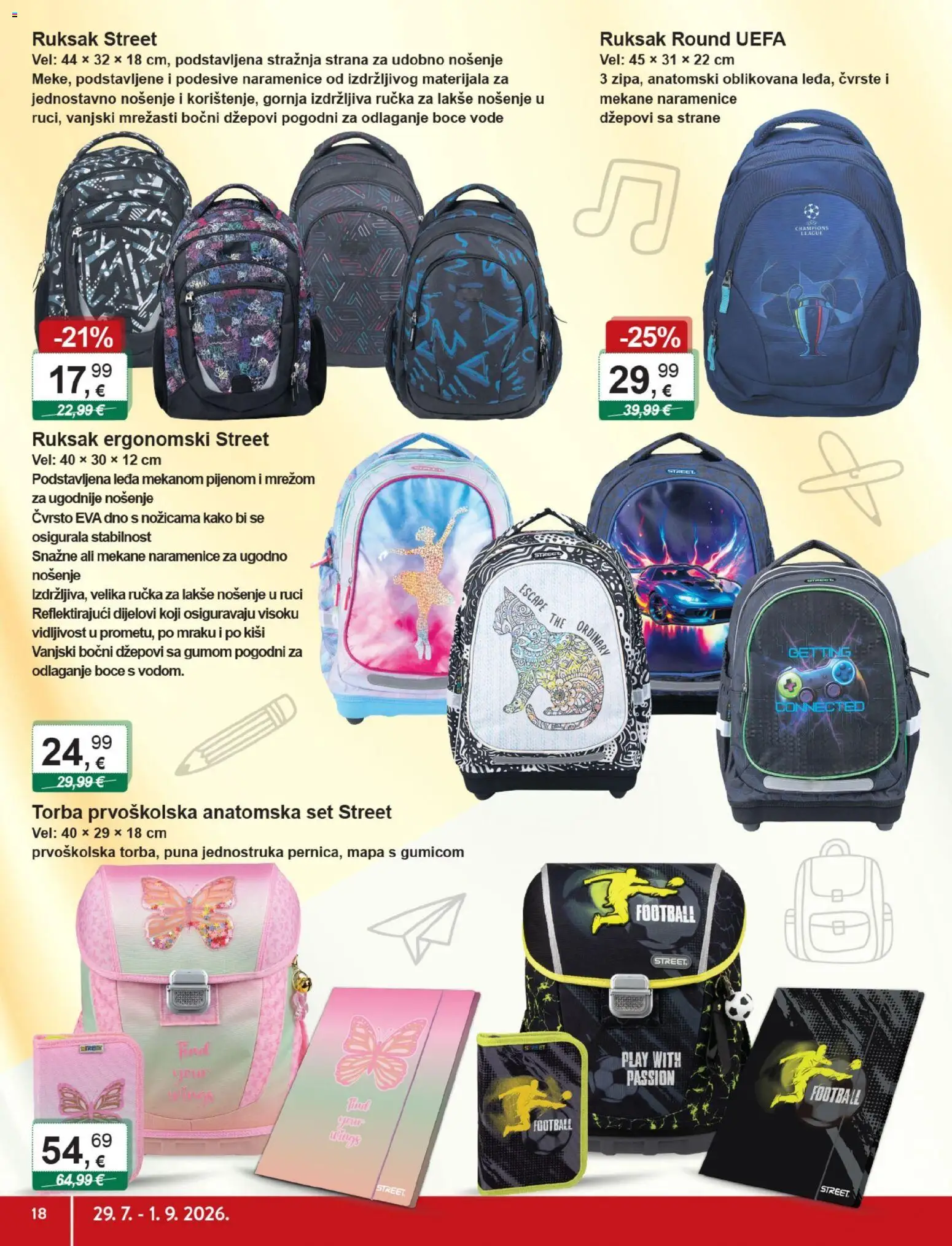 KTC katalog | vrijedi od 29.07.2026 | Stranica: 18 | Proizvodi: Ruksak, Torba