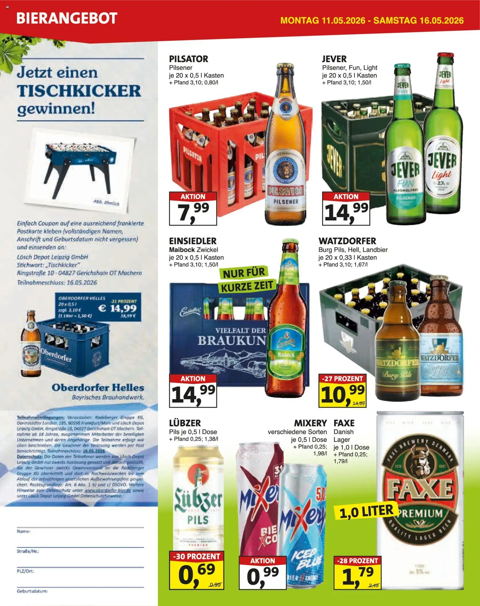Lösch Depot Prospekt 	 – gültig ab 11.05.2026 | Seite: 2 | Produkte: Mixer, Pils, Mixery, Lubzer