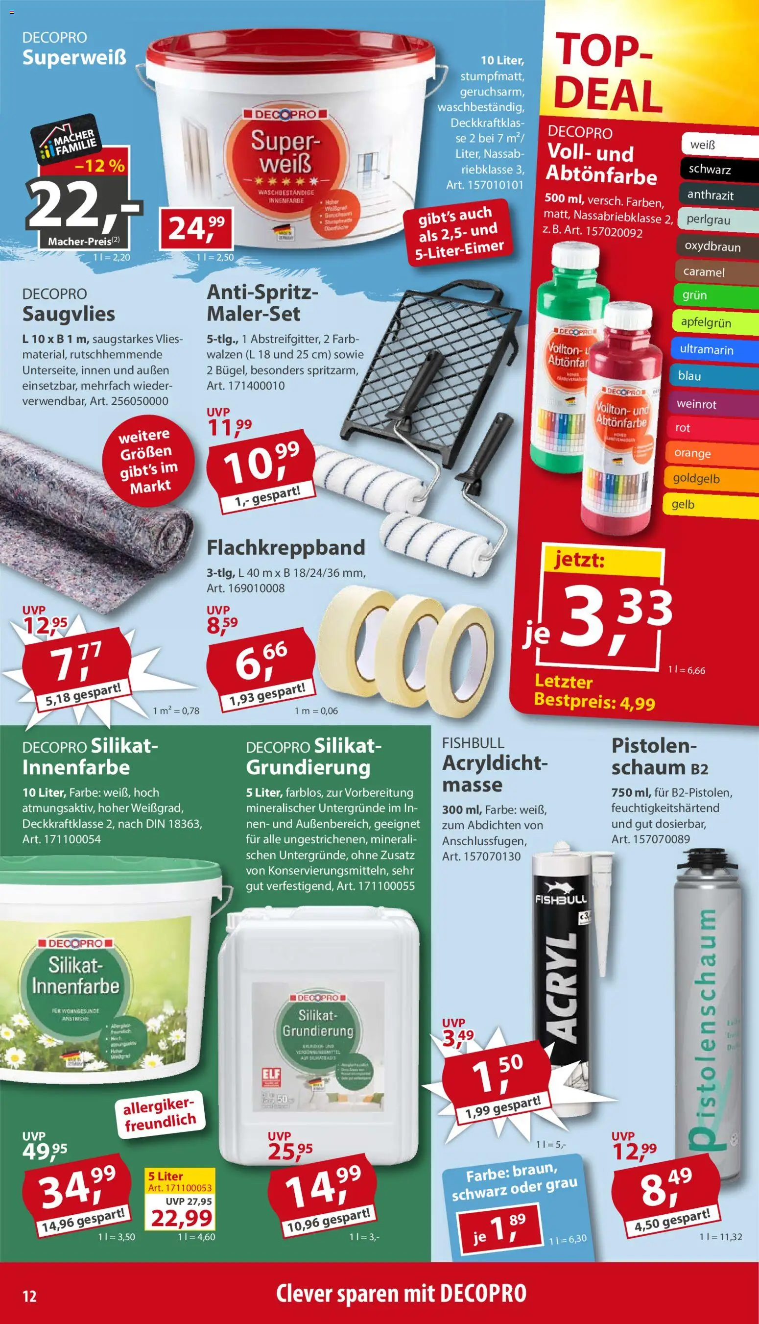 Sonderpreis Baumarkt Prospekt – gültig ab 26.09.2026 | Seite: 12 | Produkte: Top
