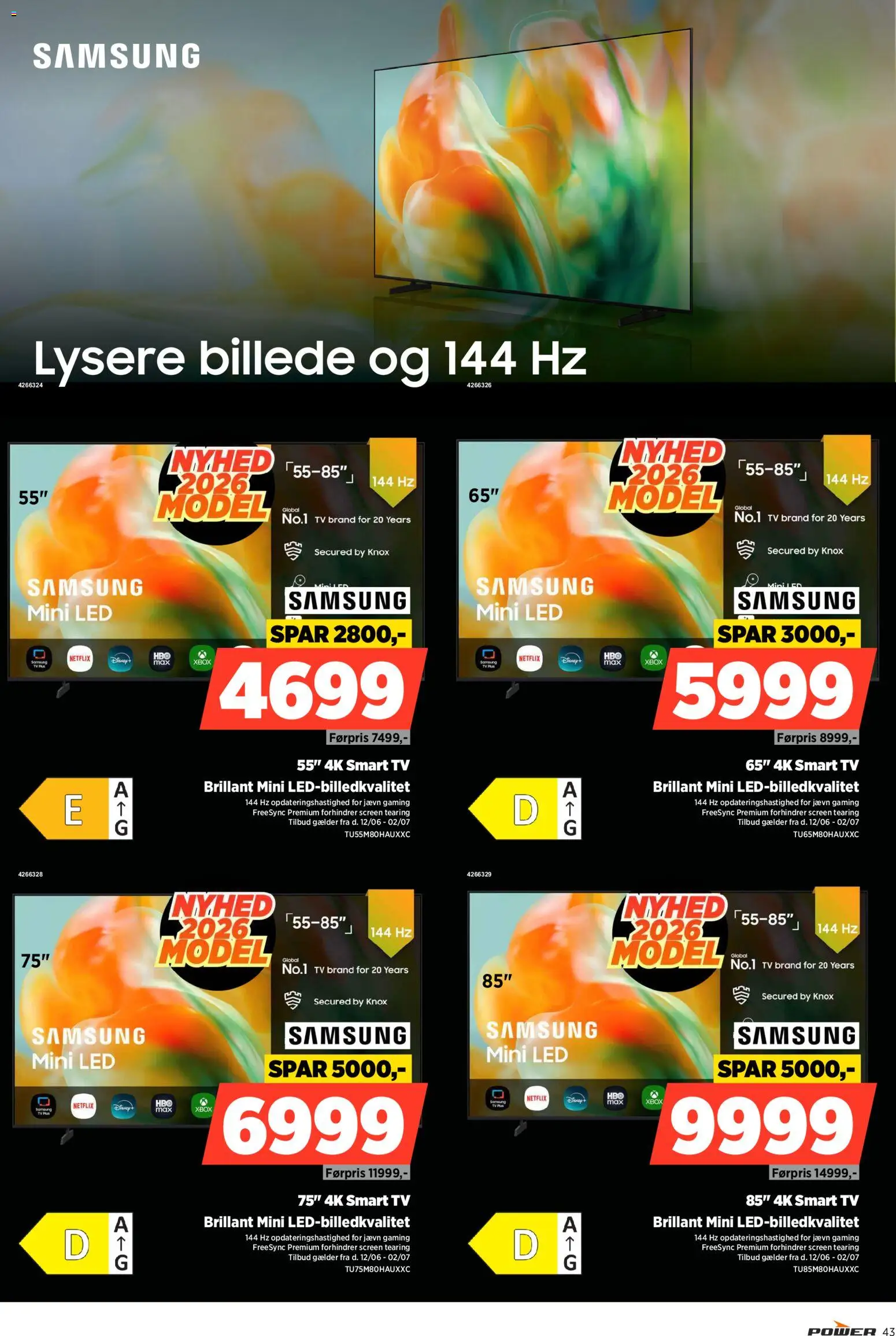Power tilbudsavis – gyldig fra 19.06.2026 | Side: 43