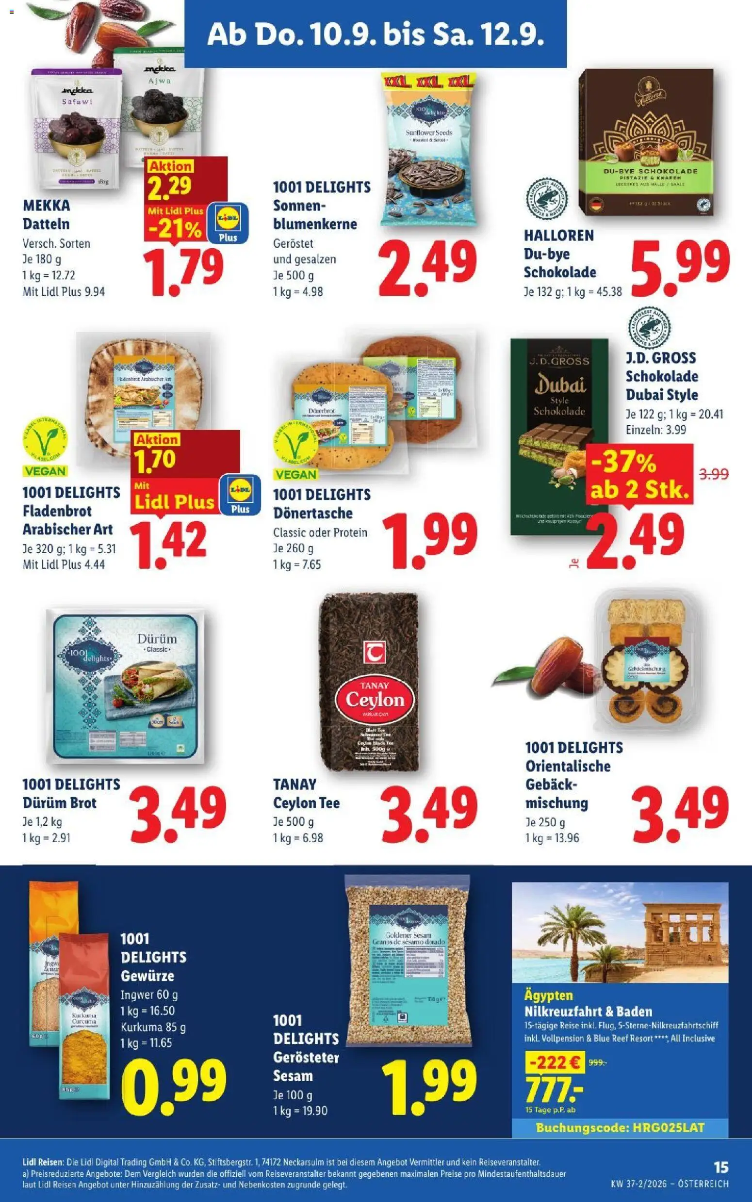 Lidl - Flugblatt gültig ab 10.09.2026 | Seite: 17 | Produkte: Gebäck, Brot, Schokolade, Geröstet