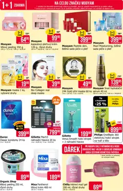 Náhled letáku Mooyam kapsulový pleťový krém 120 g, různé druhy, A box containing capsules for face cream, 120g, various types. od 04.06.2026 | Strana: 6