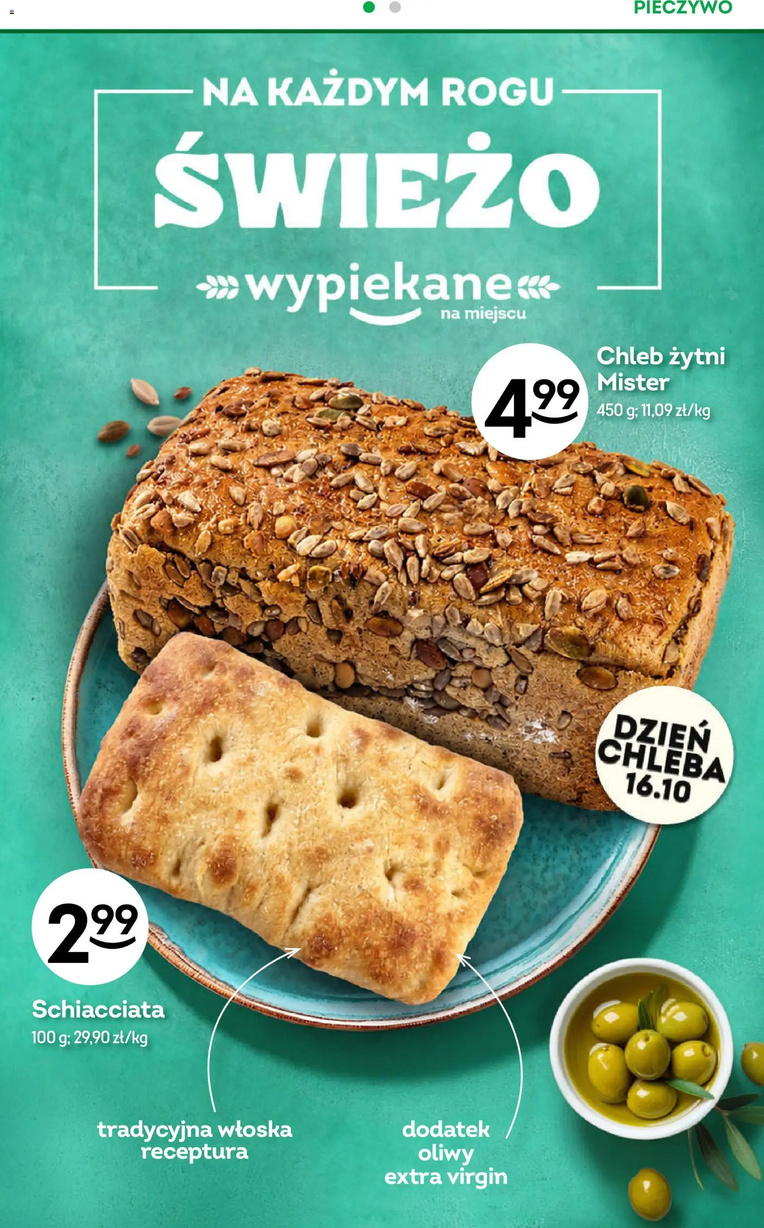 Żabka gazetka - Codzienne produkty od 07.10.2026 | Strona: 7 | Produkty: Pieczywo, Chleb żytni, Chleb