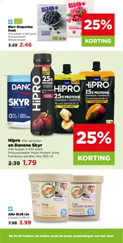 Bio+ Diepvries fruit, Alle pakken à 250 gram - Voorbeeld van een folder van Plus, geldig van 16-09-2026 | Pagina: 17