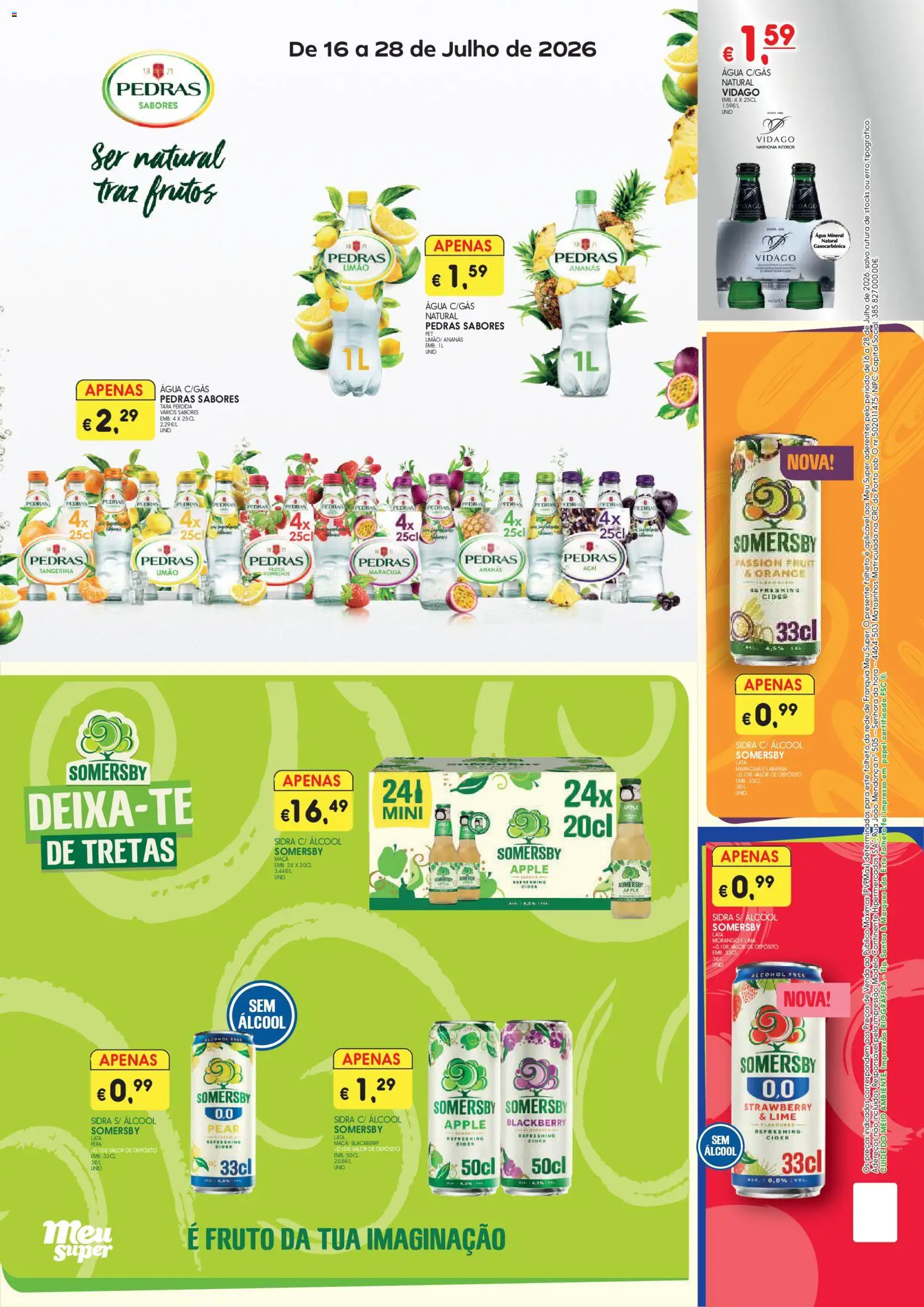 Meu Super folheto │ válido de 16/07/2026 | Página: 2 | Produtos: Agua, Açai, Maça, Água mineral