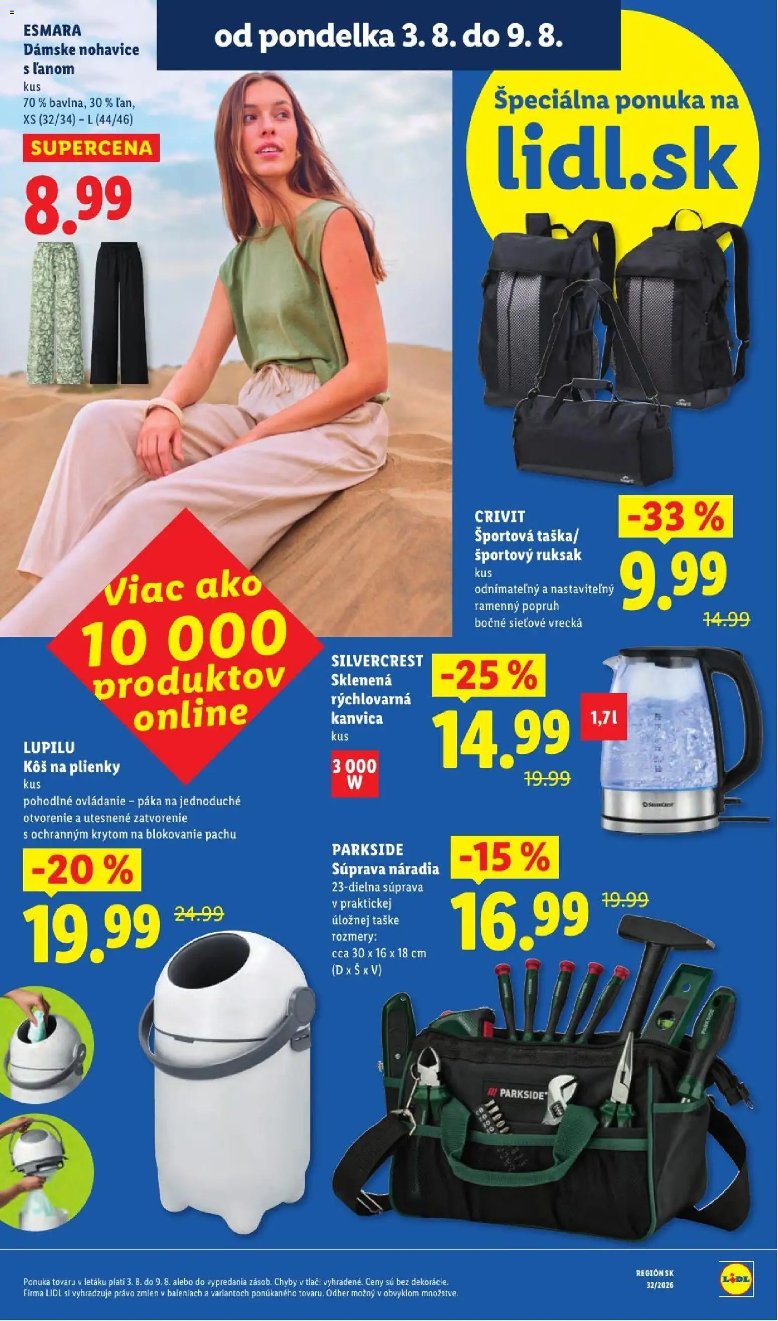 Nové Lidl akcie – leták je platný od 03.08.2026 | Strana: 9