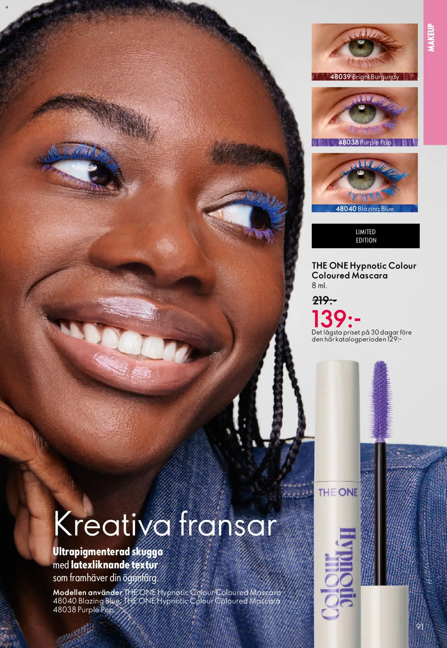 Oriflame reklamblad aktuell från 01.04.2026 | Sida: 91 | Produkter: Mascara