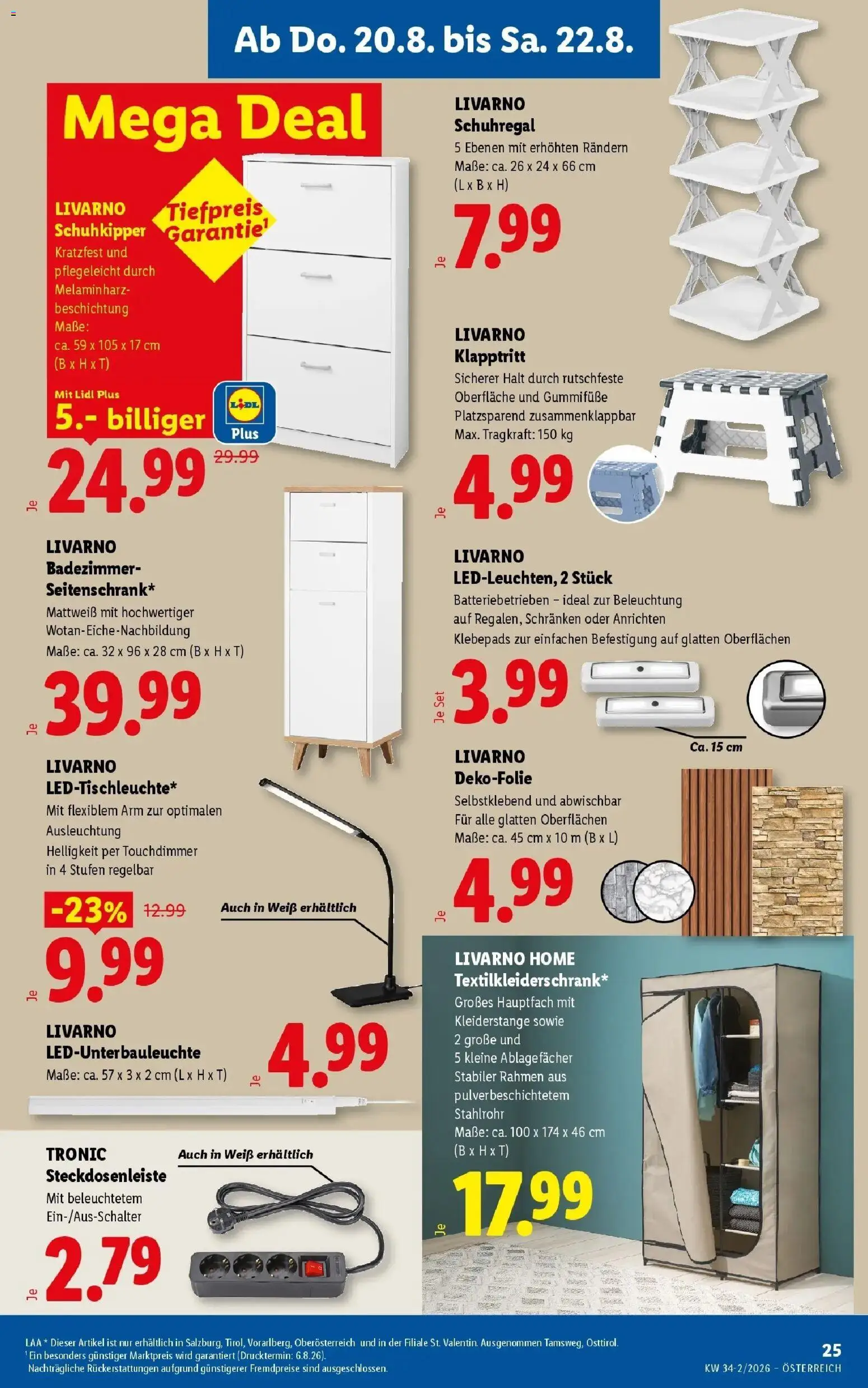 Lidl Flugblatt - Jenbach ab 16.08.2026 - Angebote ab donnerstag | Seite: 29