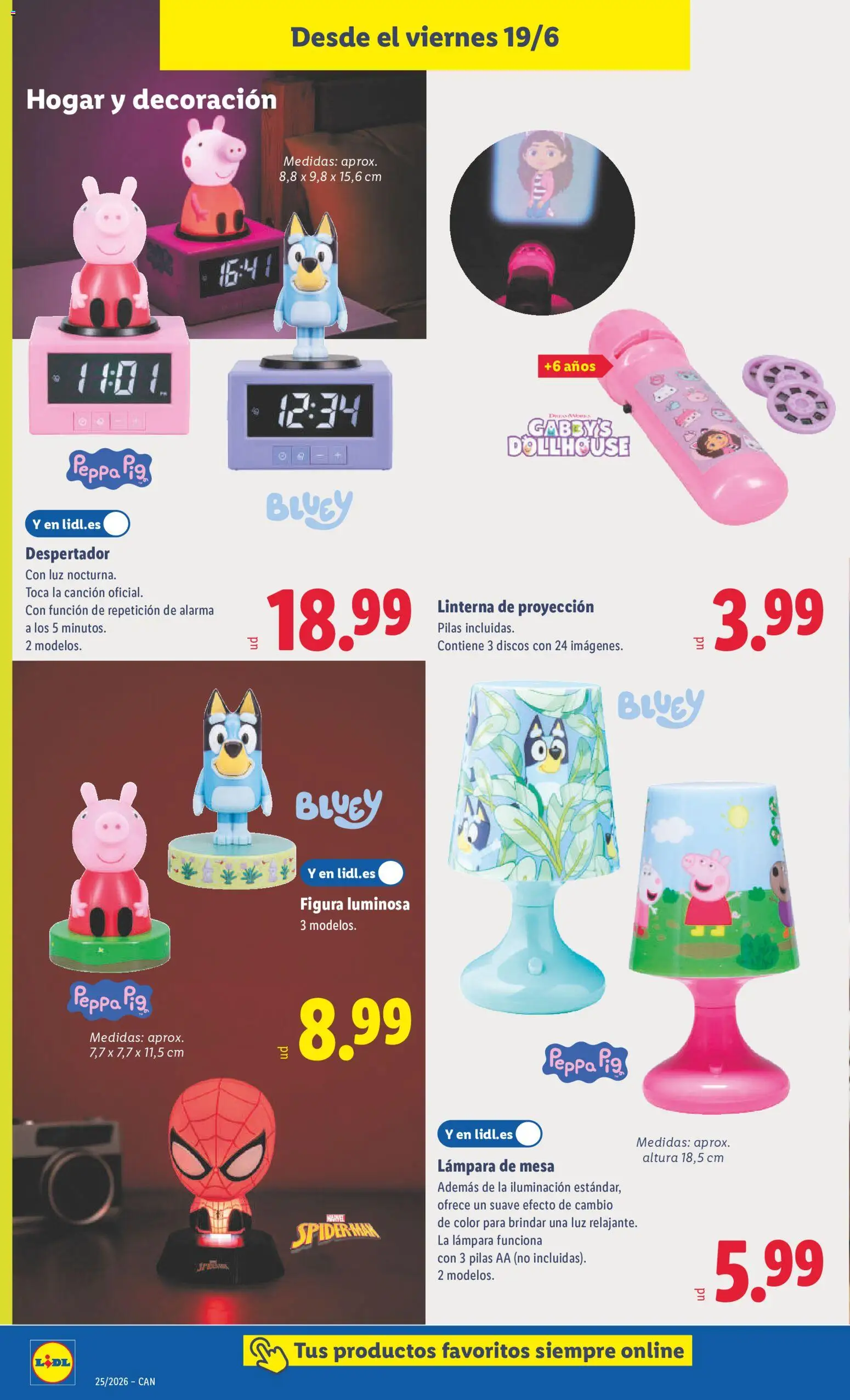 Lidl folleto de bazar Canarias │ válido desde el 15.06.2026 | Página: 30 | Productos: Κοσμήματα, Despertador, Galette de chaise, Mesa