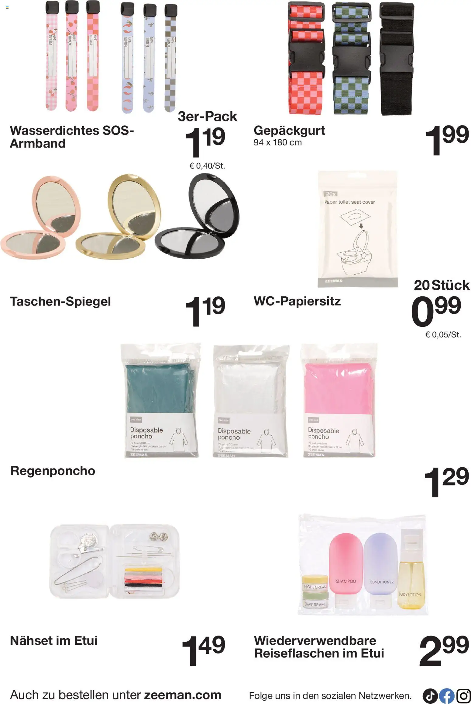 Zeeman Prospekt – gültig ab 06.06.2026 | Seite: 4 | Produkte: Poncho, Shampoo