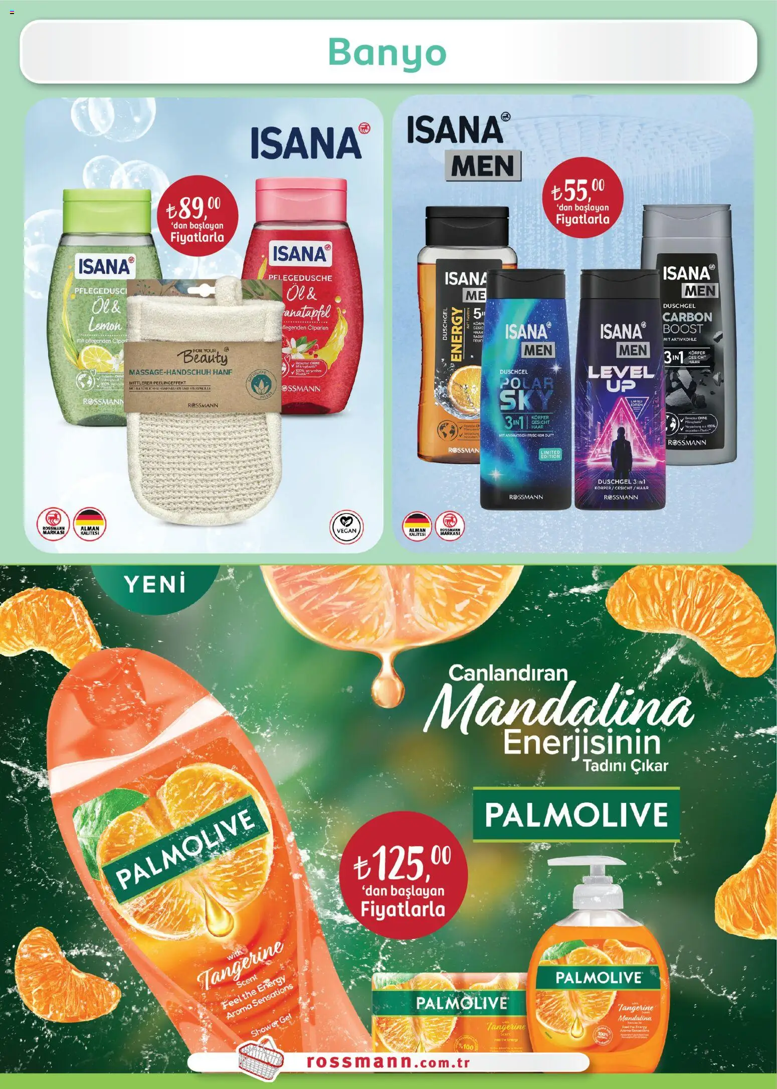 Rossmann - Mart Kişisel Bakım Kataloğu - 02.03.2026 tarihinden itibaren geçerlidir | Sayfa: 18 | Ürünler: Banyo, Mandalina