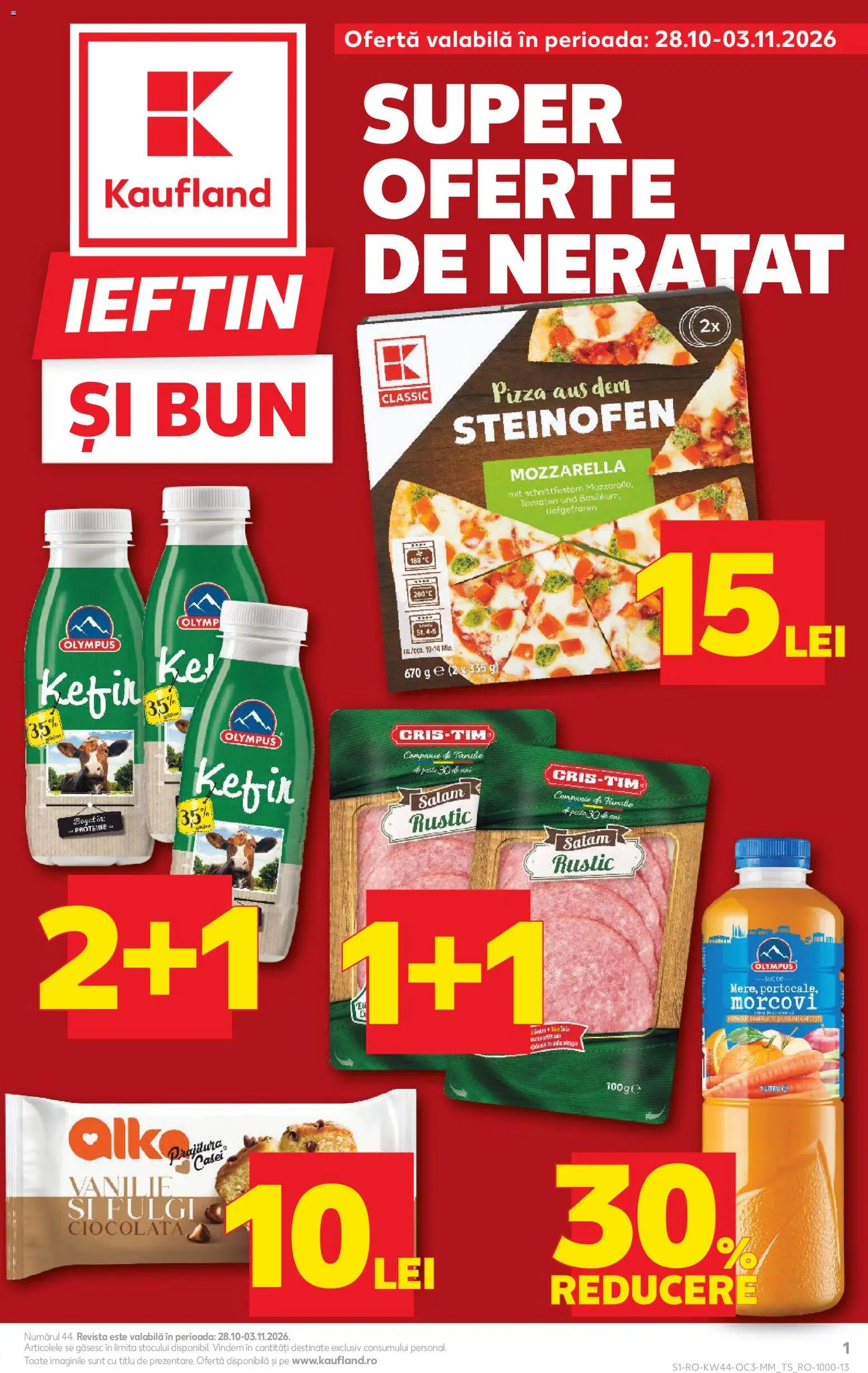 Noul catalog Kaufland – valabil de la 28.10.2026 | Pagină: 1