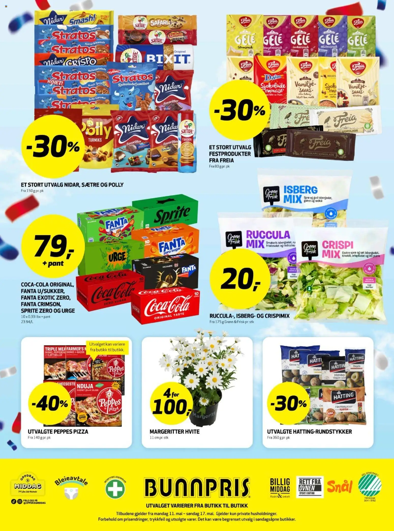 {H1} | Side: 34 | Produkter: Skinke, Gulrot, Crispisalat, Mikrovalovka