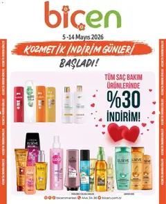 05.05.2026 tarihinden itibaren geçerli olan Biçen Market kataloğu önizlemesi