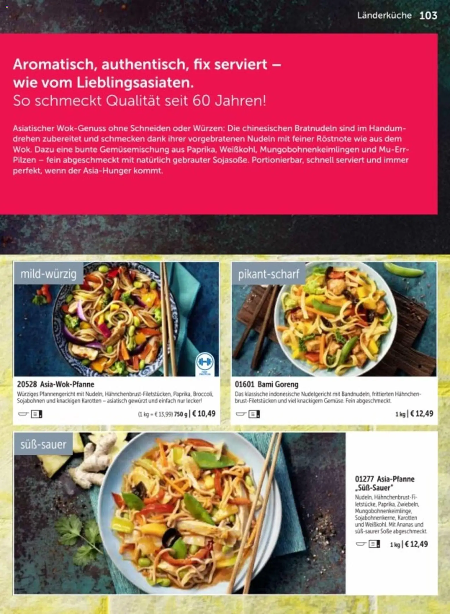 Bofrost Katalog – gültig ab 06.03.2026 | Seite: 103 | Produkte: Hahnchen, Ananas, Soße, Nudeln