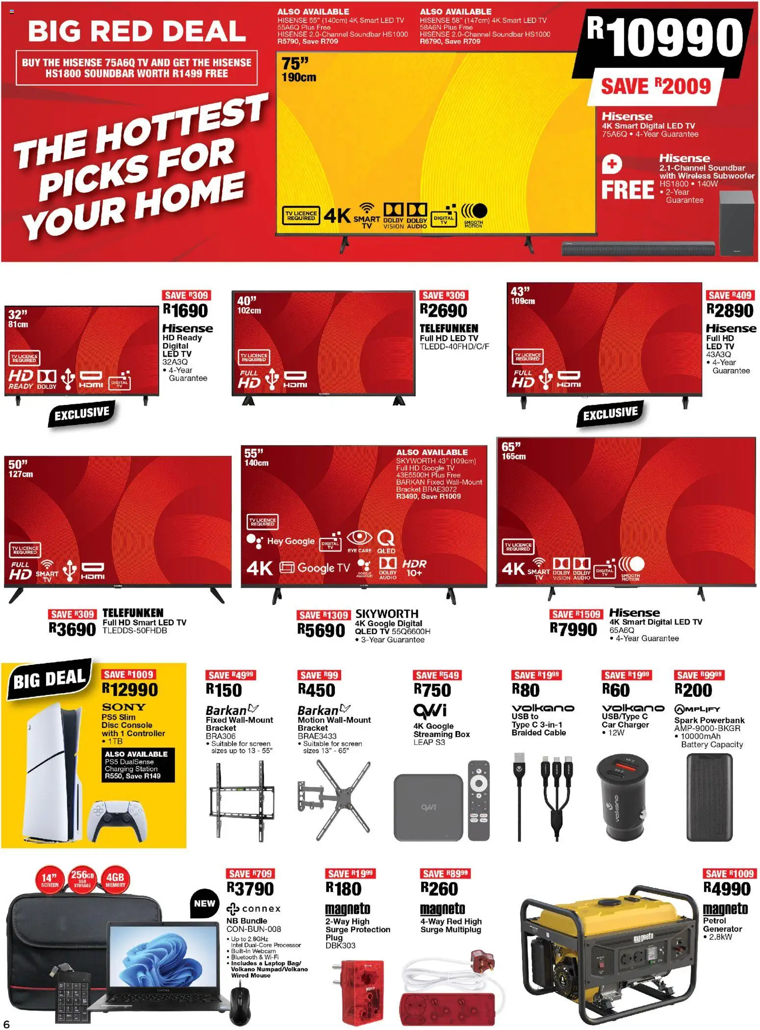 New OK Furniture catalogue – valid from 27.05.2026 | Page: 6 | Products: Powerbank, Audio, Generator, Battery