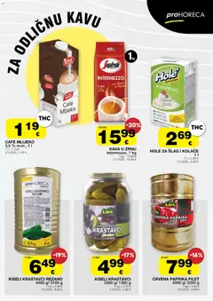 Stanić Diskont - Horeca 9 2026 - Pregled kataloga iz trgovine Stanić Diskont, vrijedi od 22.05.2026 | Stranica: 7 | Proizvodi: Kava, Paprika, Šlag, Kiseli krastavci