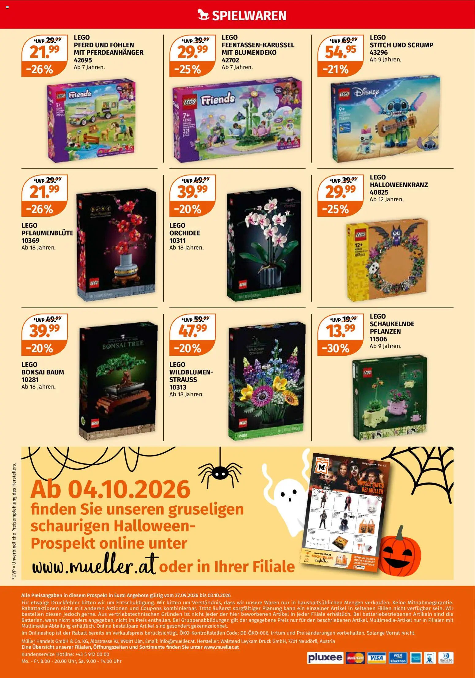 Müller Spielwaren Highlights gültig ab 27.09.2026 | Seite: 16 | Produkte: Uhr