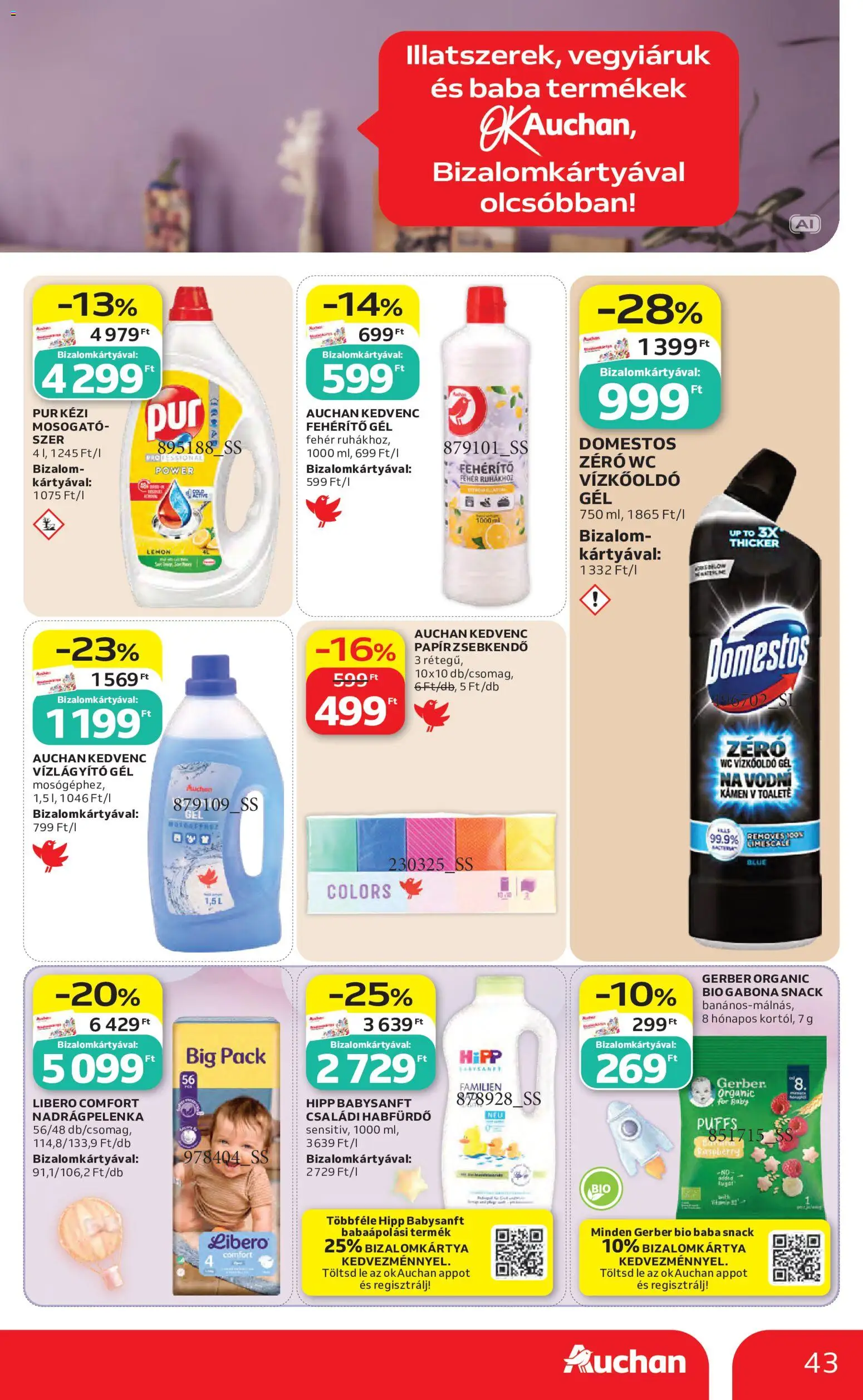 Auchan akciós ujság - amely érvényes a következő dátumtól: 2026.10.08. | Oldal: 43