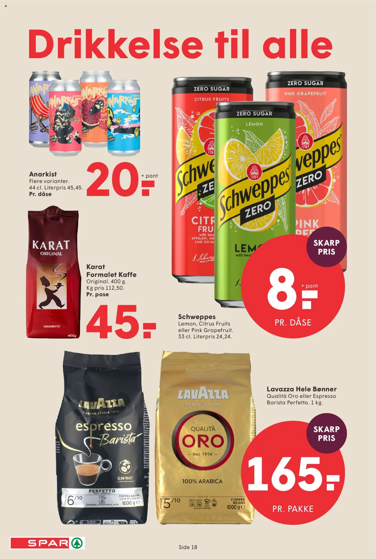 Spar tilbudsavis – gyldig fra 22.05.2026 | Side: 19 | Produkter: Kaffe, Lime, Bønner