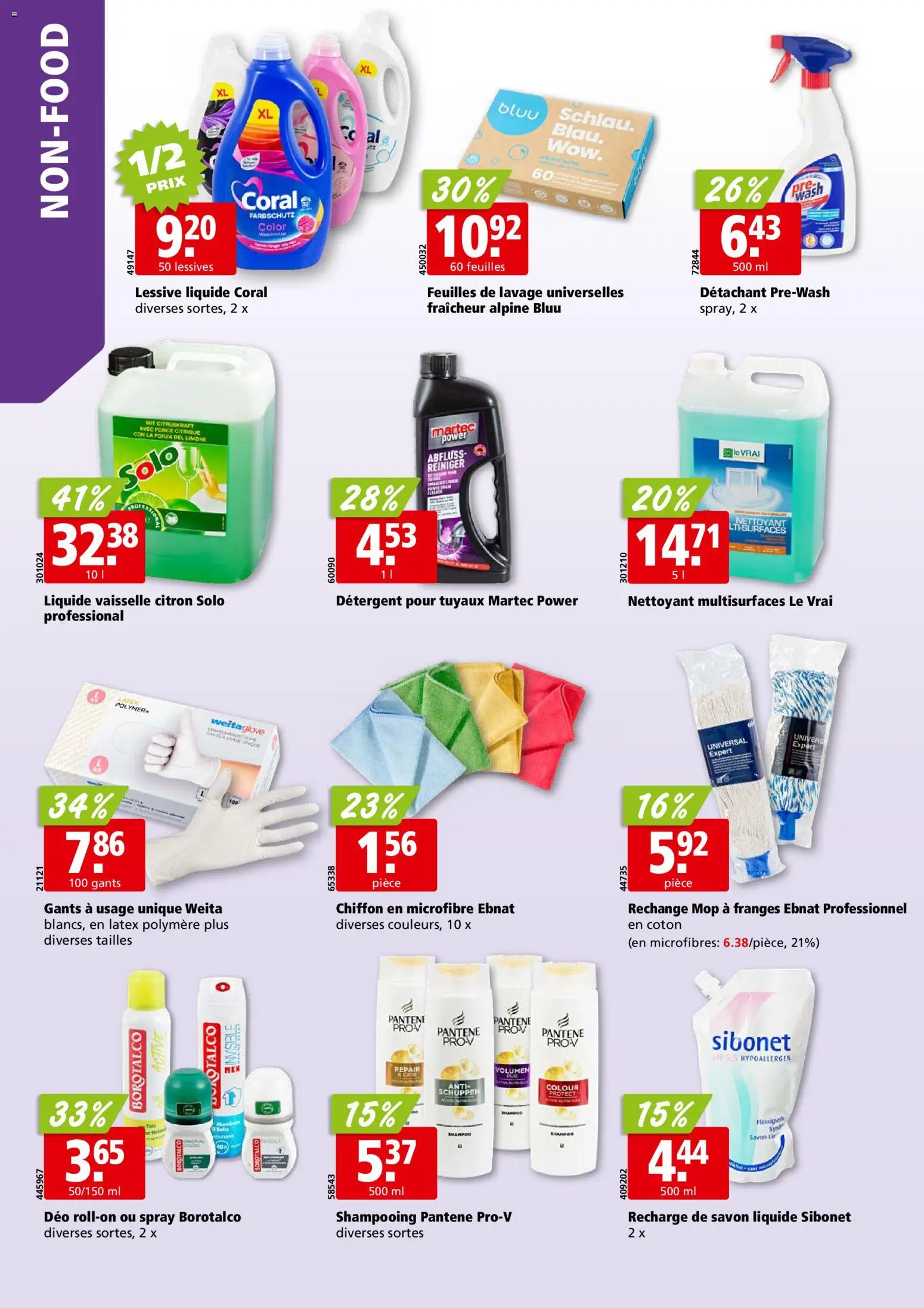 Aligro aktionen Chavannes, Matran, Genève, Sion – gültig ab 12.10.2026 | Seite: 30 | Produkte: Shampoo