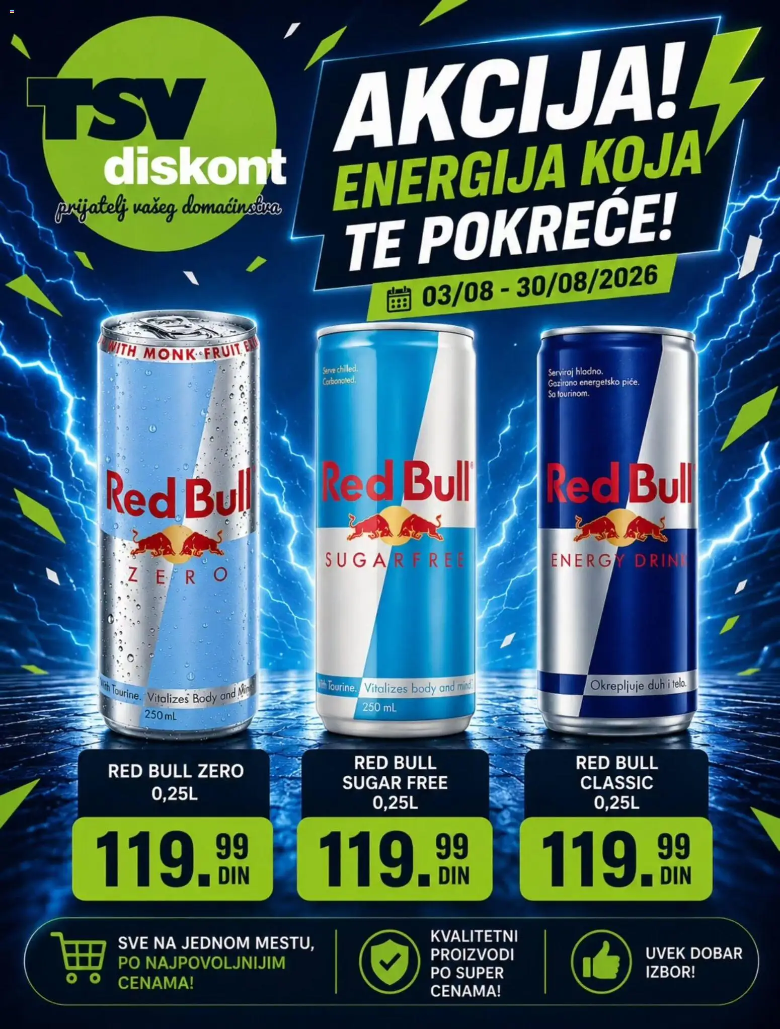 TSV Diskont katalog - važi od 03.08.2026 | Strana: 2 | Proizvode: Kafa, Pica, Red Bull