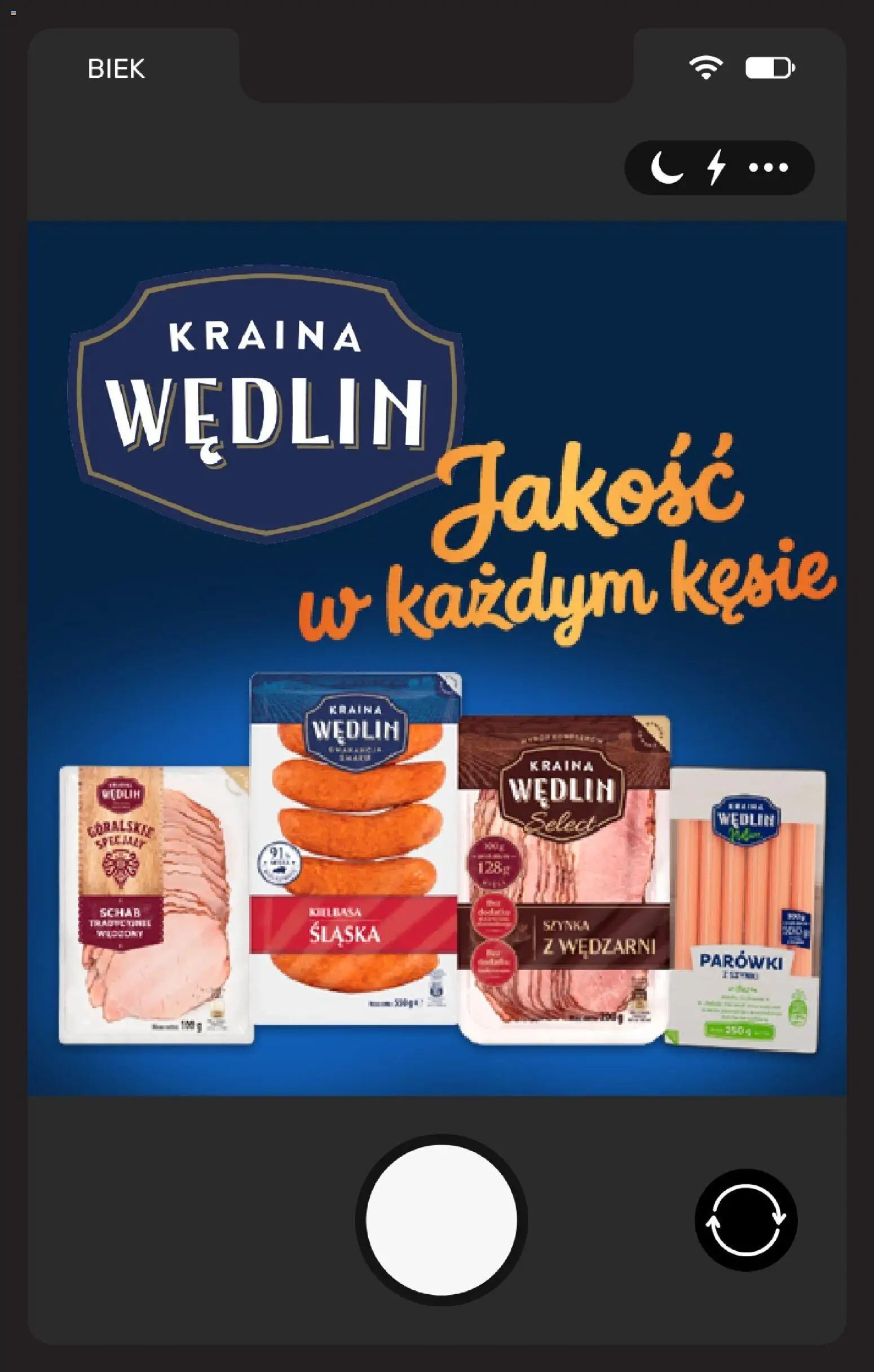 Biedronka gazetka - Biek od 12.06.2026 | Strona: 15 | Produkty: Schab, Parówki z szynki, Parówki kraina wędlin, Kiełbasa śląska