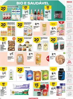 Pré-visualização PÃO DE FORMA S/ GLUTEN CONTINENTE, Pão de forma sem glúten Continente. EMB.: 350 G válido de 05.05.2026 | Página: 27 | Produtos: Pão de forma, Sal, Chocolate, Proteina