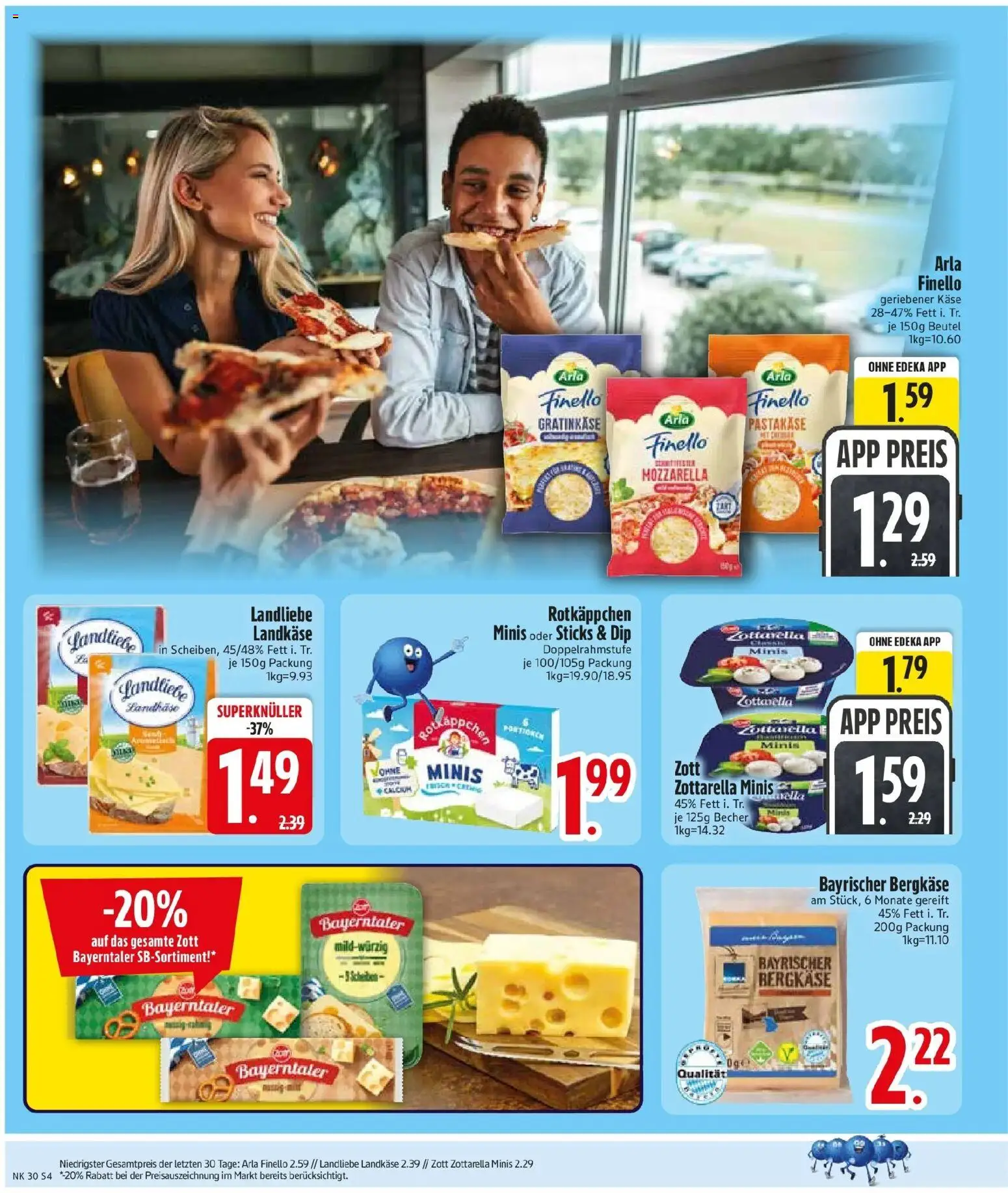 Edeka prospekt Schierling – gültig ab 20.07.2026 | Seite: 6 | Produkte: Käse, Mozzarella, Rotkäppchen