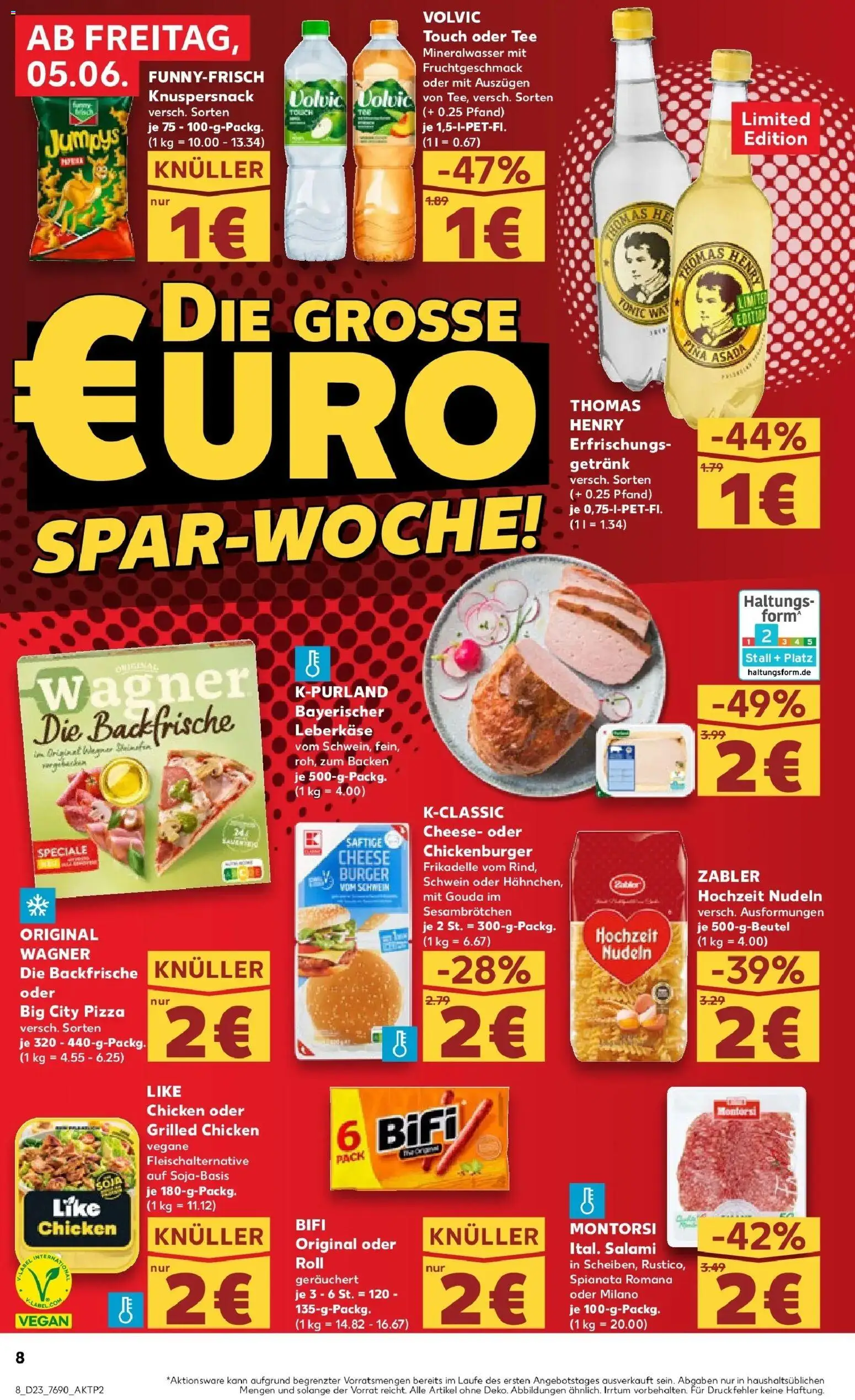 Kaufland Prospekt Radolfzell Am Bodensee – gültig ab 01.06.2026 | Seite: 15 | Produkte: Gouda, Bifi, Burger, Mineralwasser