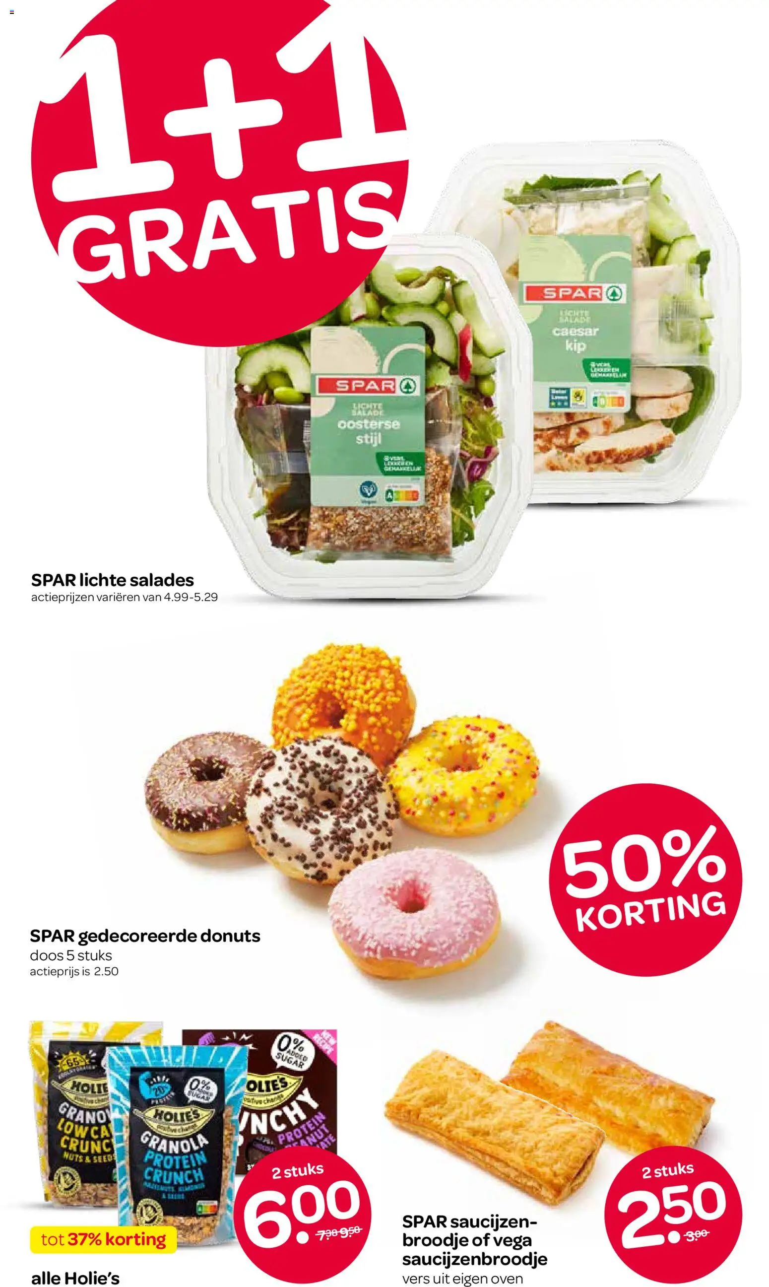 {H1} | Pagina: 9 | Producten: Donuts, Salades, Oven, Broodje