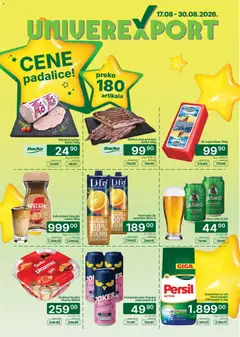 Univerexport katalog Cene padalice - pregled Univerexport kataloga - važi od 17.08.2026