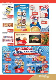 PRIVÁT Aktuális szórólap MAX - amely érvényes a következő dátumtól: 2026.08.06. | Oldal: 3 | Termékek: Táska, Tej, Pizza, Tejföl