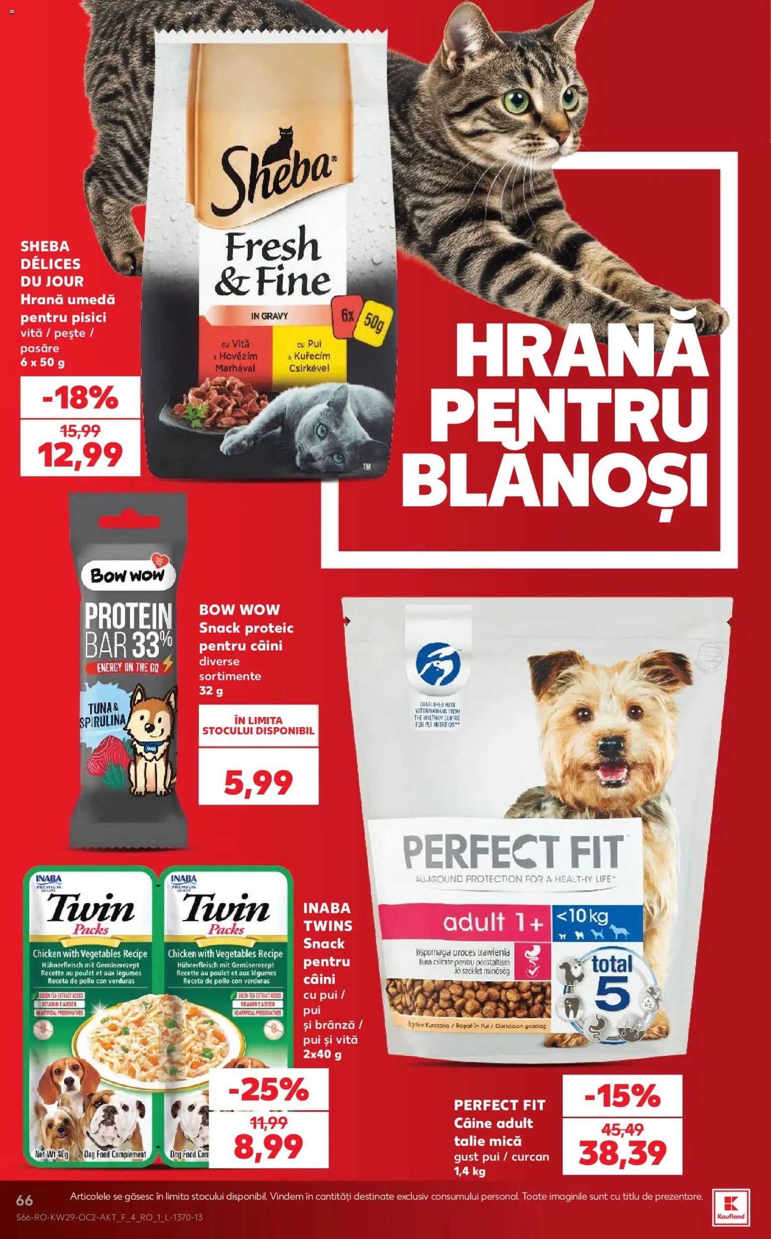 Noul catalog Kaufland – valabil de la 15.07.2026 | Pagină: 66 | Produse: Vită, Pui, Brânză, Pește