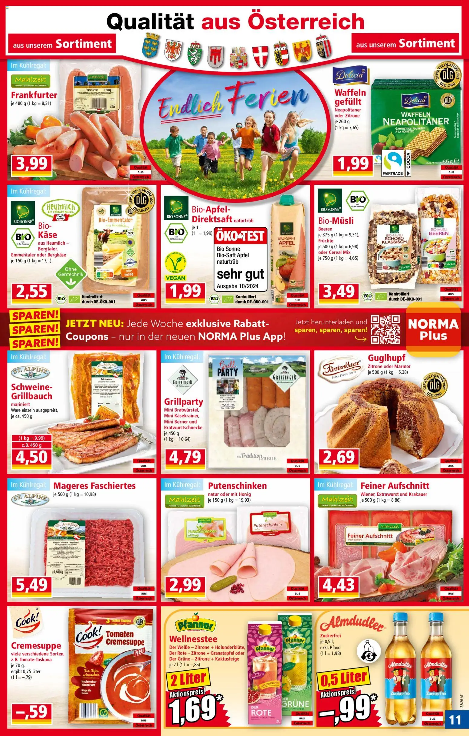 Norma Flugblatt gültig ab 06.07.2026 | Seite: 11 | Produkte: Zitrone, Rum, Äpfel, Tomaten