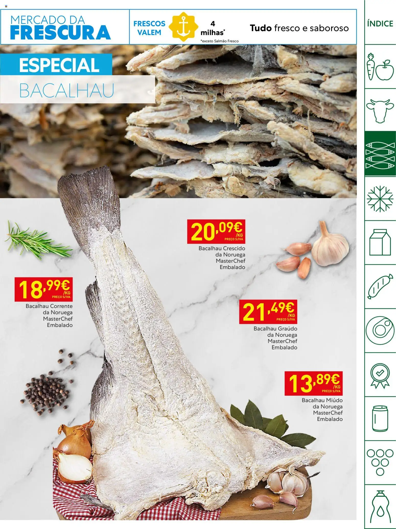 Recheio folheto Horeca Madeira │ válido de 06/10/2026 | Página: 7 | Produtos: Bacalhau, Salmão, Salmão fresco