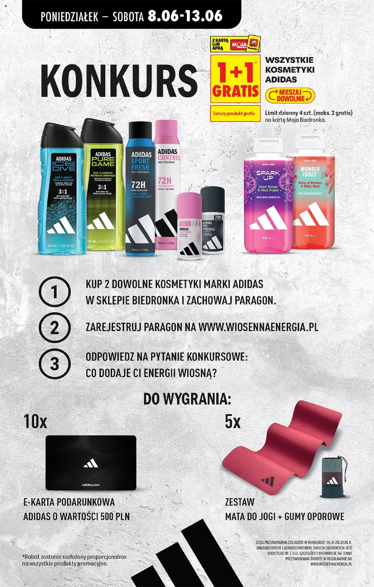 Biedronka gazetka od poniedziałku od 08.06.2026 | Strona: 73 | Produkty: Karta, Gumy, Kosmetyki