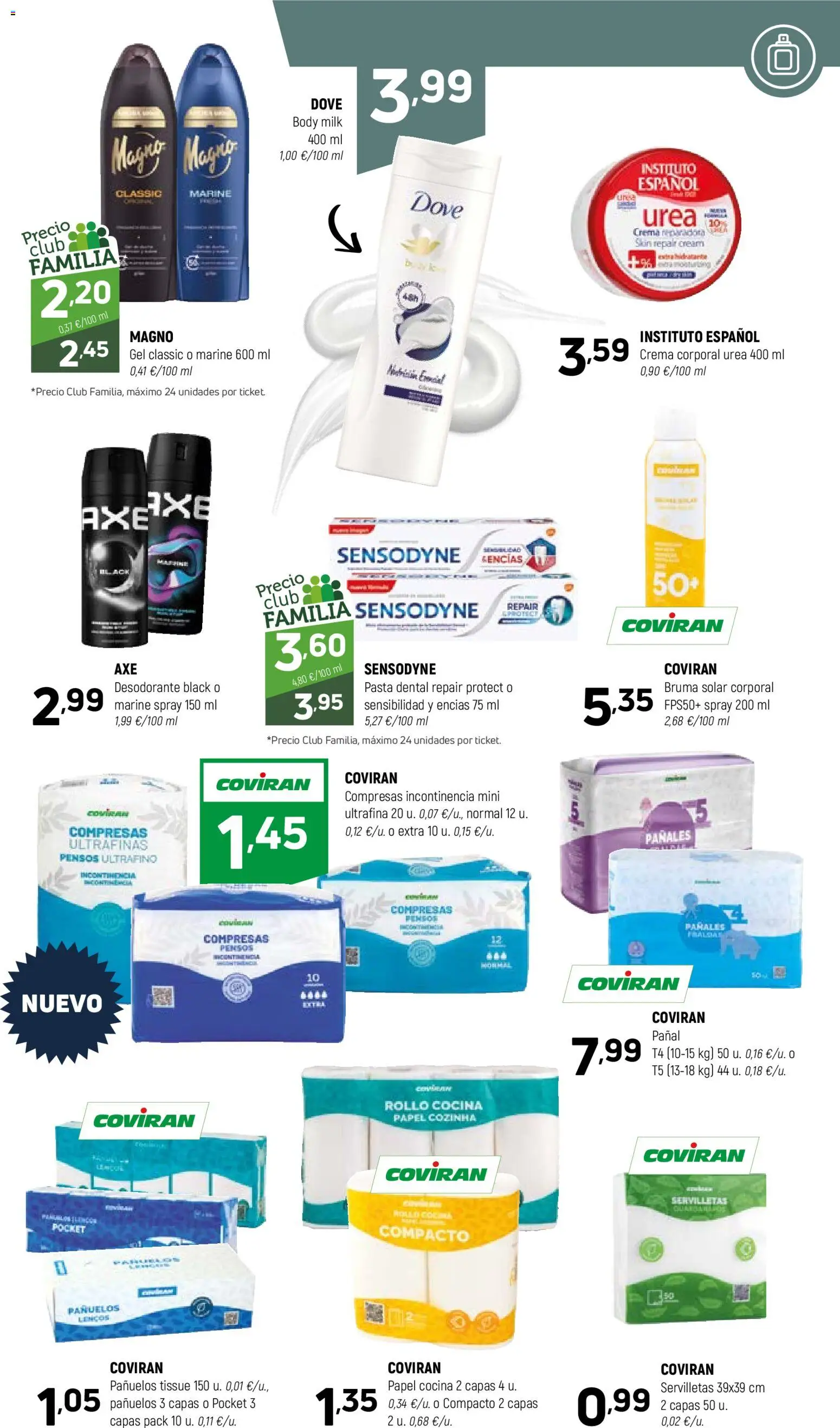 Coviran ofertas │ válido desde el 02.06.2026 | Página: 21 | Productos: Desodorante, Pasta dental, Crema, Body
