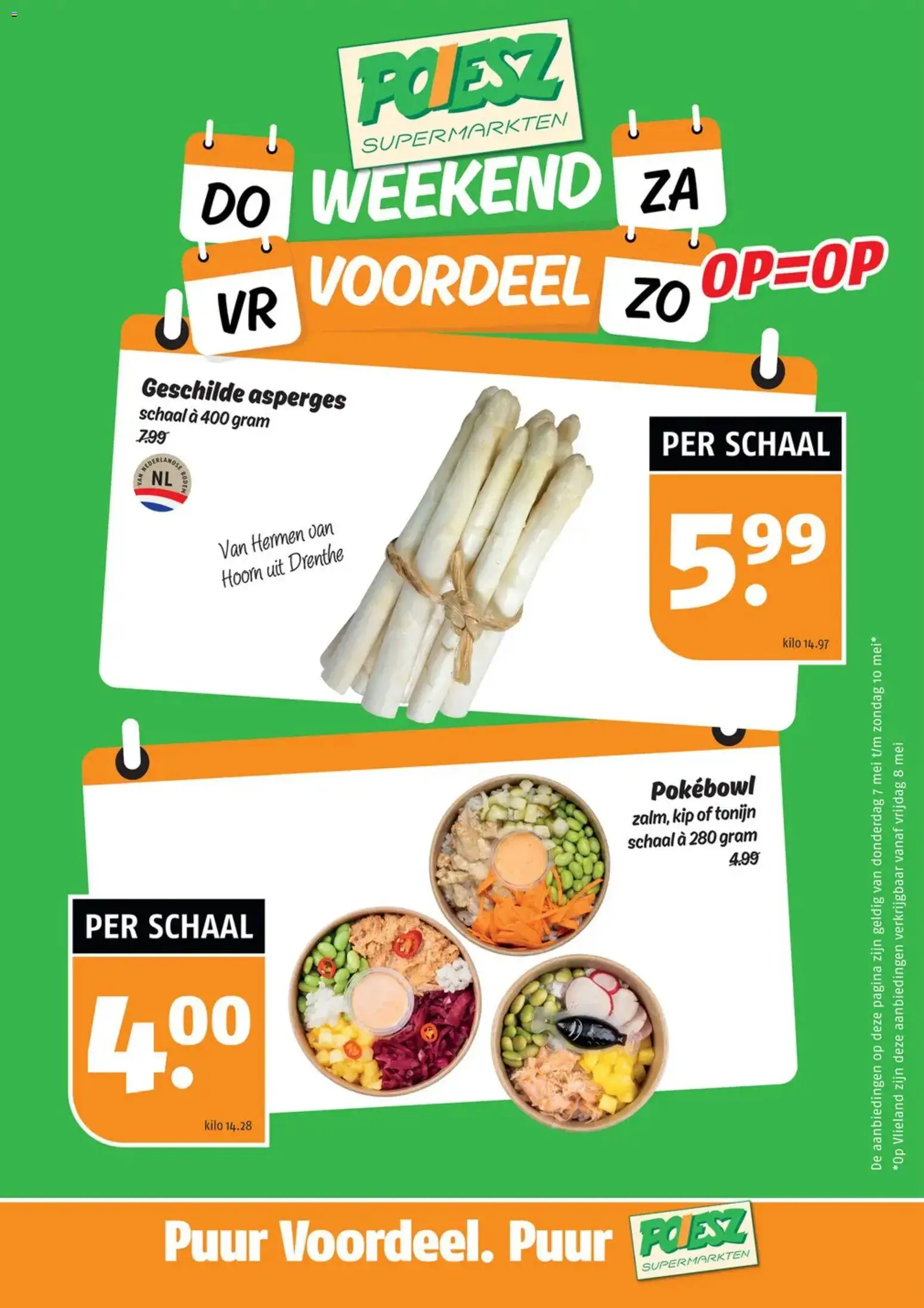 {H1} | Pagina: 3 | Producten: Asperges, Schaal, Tonijn, Kip