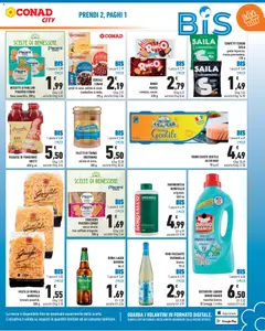 Anteprima del volantino CRACKERS PIACERSI CONAD, senza lievito, riso soffiato integrale, 300 g valido a partire dal 28/08/2026 | Pagina: 3 | Prodotti: Cereali, Farfalle, Tonno, Cacao