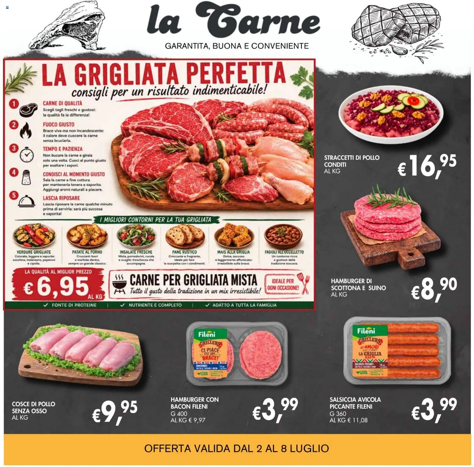 Volantino Coal del 02/07/2026 | Pagina: 4 | Prodotti: Pane, Suino, Salsiccia, Griglia