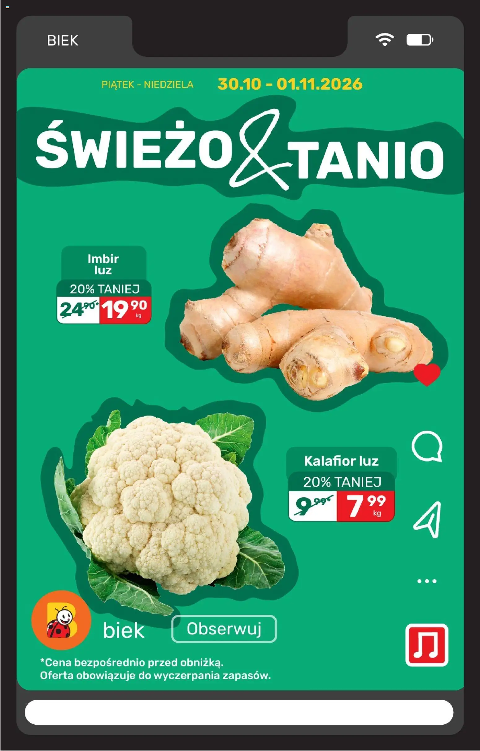 Biedronka Polsko leták - Biek od 30.10.2026 | Strana: 19