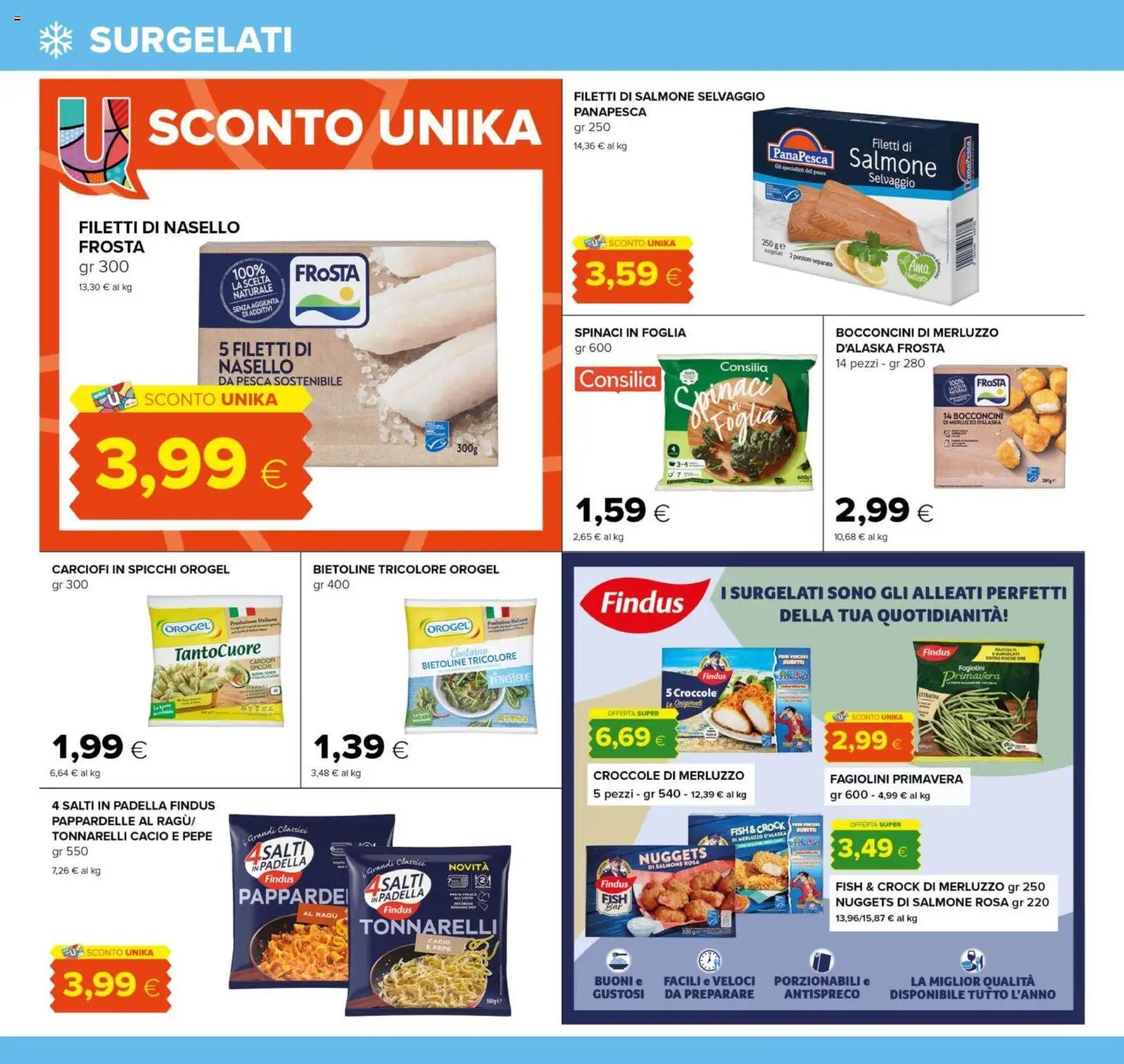 Volantino Oasi del 14/09/2026 | Pagina: 12 | Prodotti: Pepe, Padella, Fagiolini, Nasello