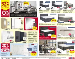 Roller Prospekt ab 14.06.2026 gültig | Seite: 4 | Produkte: Kissen, Kleiderschrank, Kommode, Liege