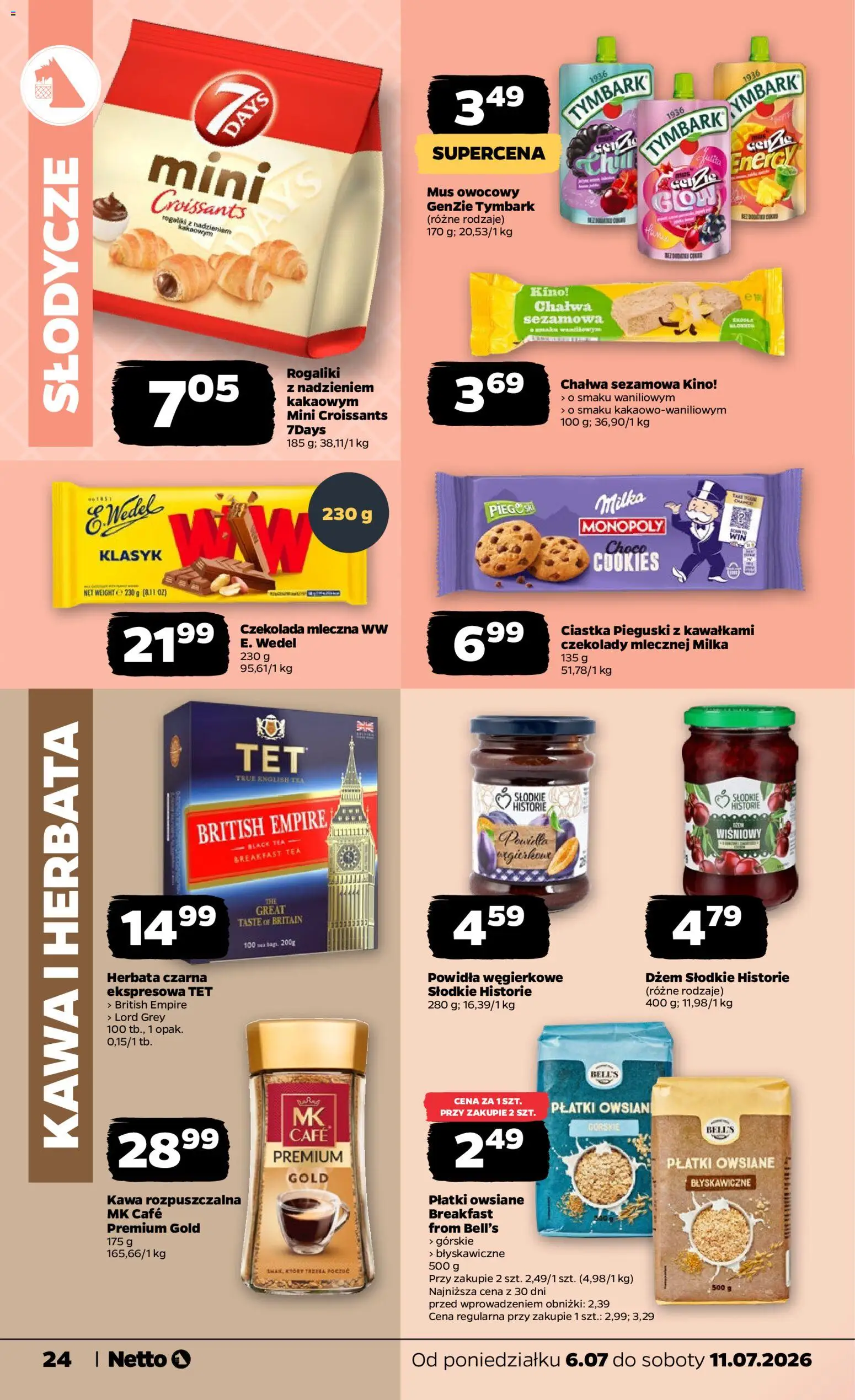 Netto gazetka od poniedziałku spożywcza od 06.07.2026 | Strona: 24