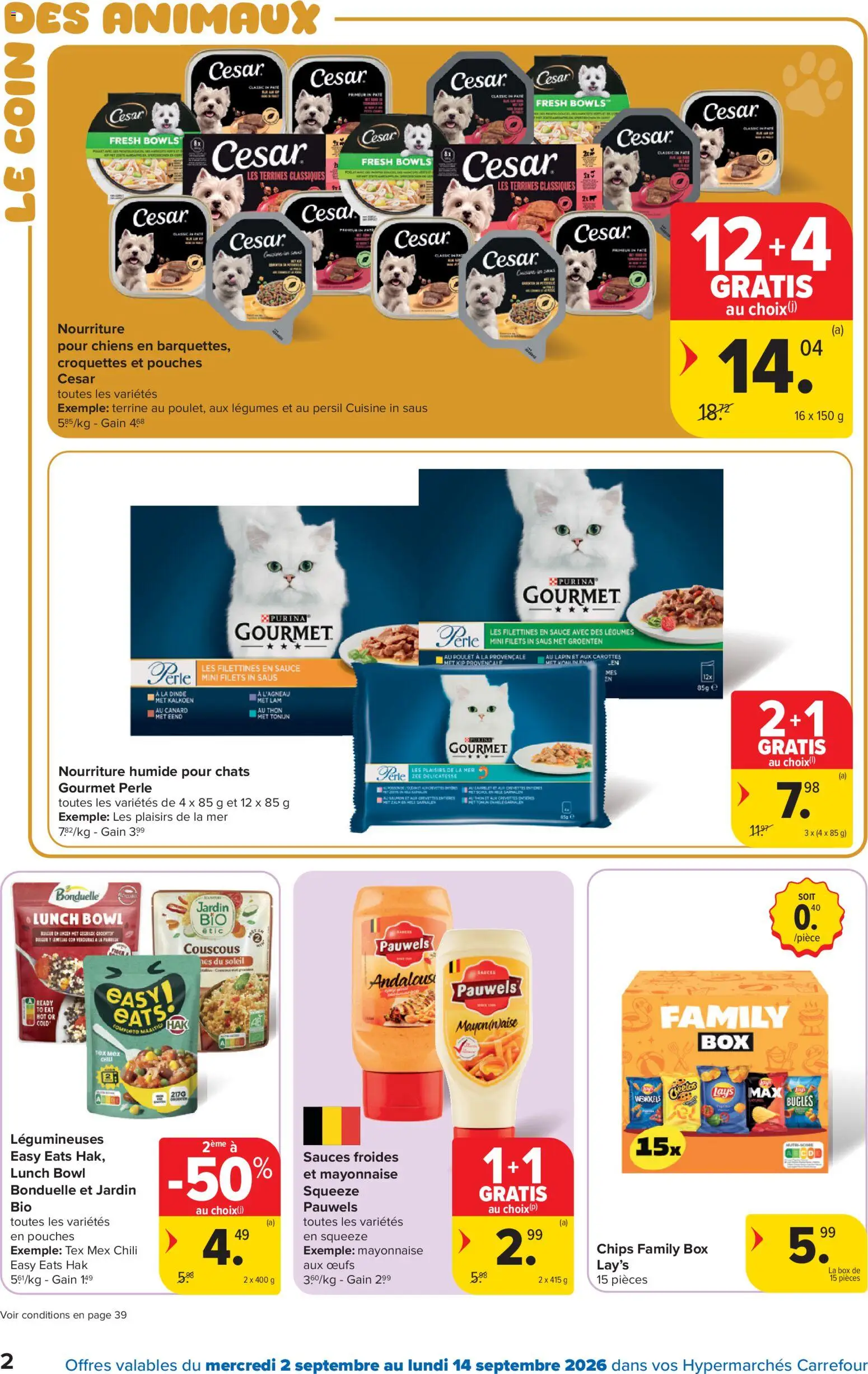 {H1} | Pagina: 2 | Producten: Eend, Chips, Groenten, Chili
