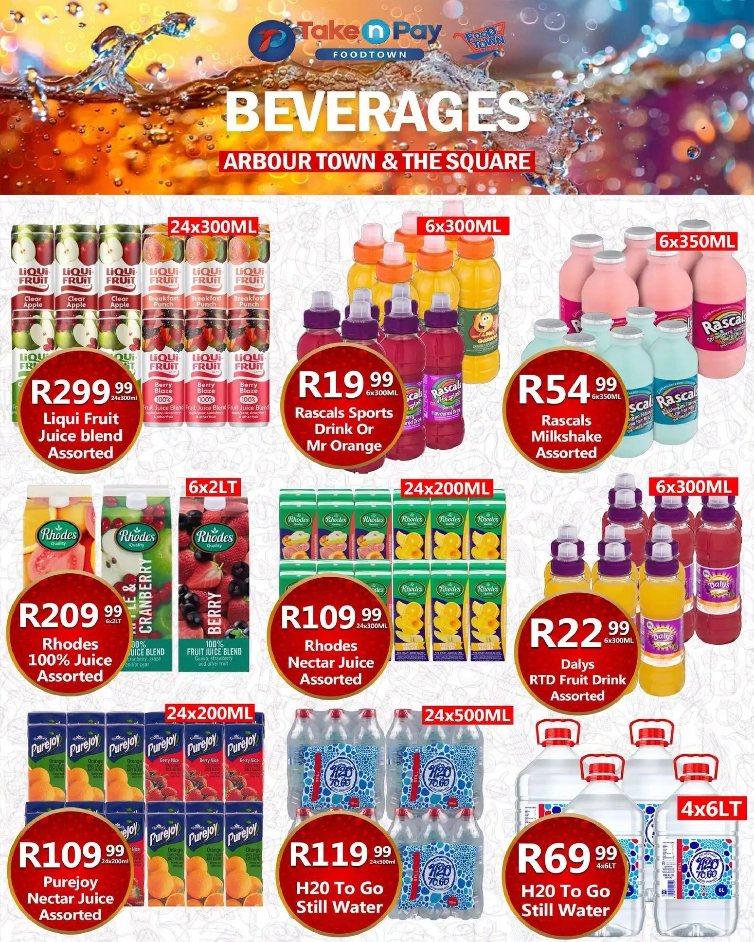 New Take n Pay catalogue – valid from 20/07/2026 | Page: 45 | Products: Cesto para colada, Juice, Water, Fruit